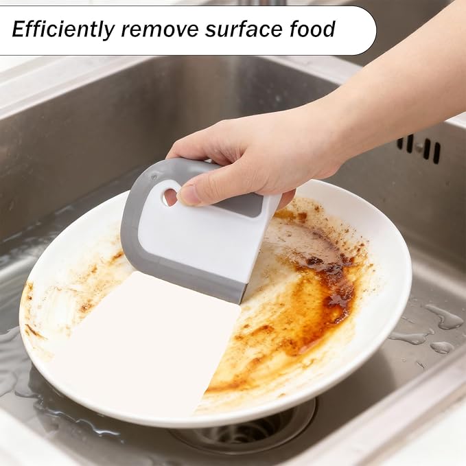 Silicone Sink Squeegee, Small Kitchen Sink Squeegee, Curved Silicone Tiny Squeegees for Countertops, Kitchen Sinks, Bathroom Mirror