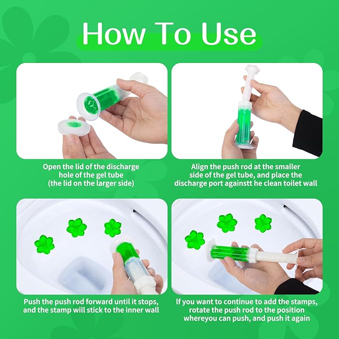YUCO Toilet Gel Stamps Floral Shaped Toilet Bowl Cleaner Gel, Helps to Clean the Toilet, Preventing Urine Stains and Limescale Keeping it Fresh and Clean(Pack of 1, Gardenia Jasminoides)