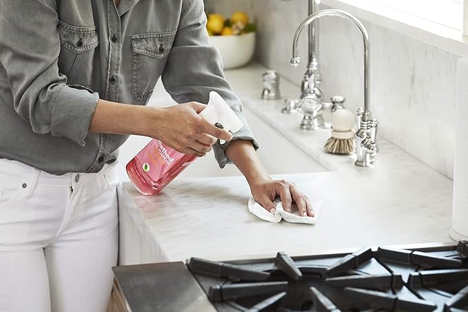 Method All-Purpose Cleaner Spray, Lime + Sea Salt, Plant-Based and Biodegradable Formula Perfect for Most Counters, Tiles, Stone, and More, 28 oz Spray Bottles, (Pack of 2)