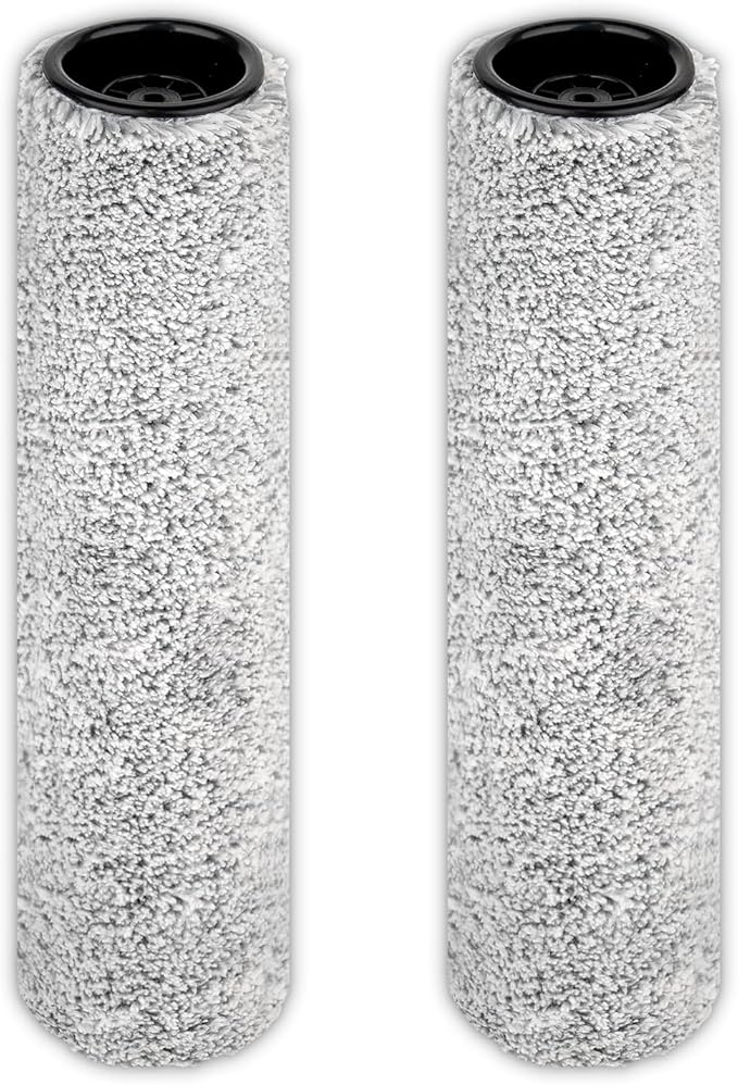 【Version 2, Detachable】(2 Pack) Floor One S9 Artist Pro Replacement Brush Rollers Compatible With Tineco Floor One S7 Pro, Floor One S6, Stretch S6 Cordless Wet Dry Vacuum Cleaner (Excluding Handle)