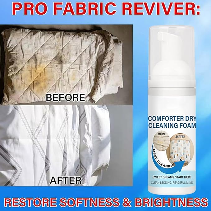 Fabric Cleaner Foam, Deep Penetration Rich Foaming Stain Remover, Multipurpose Cleaning Solution, Carpet And Upholstery Stain Extractor for Mattresses, Curtains, Rugs, Home, And Office Use