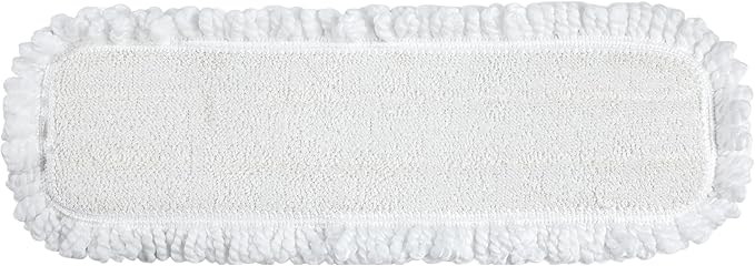 Quick Shine Clean + Dust Pad | Thick White Microfiber Pad Ideal for Dry Dusting and Floor Cleaning | Reusble, Washable & Safe for All Hard Surface Floors
