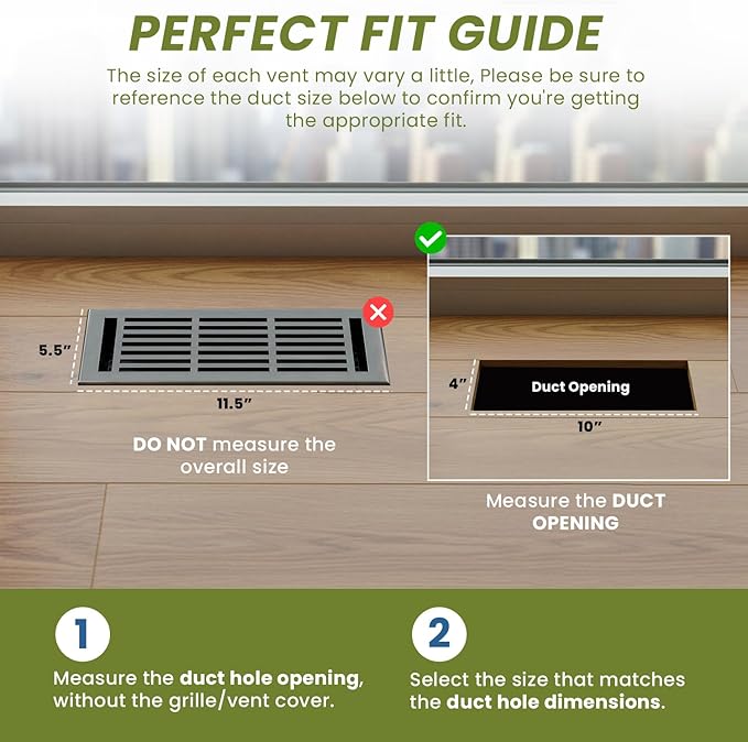 EMPIRE REGISTER CO Linear Design, Heavy Duty Floor Vent Covers, Metal Damper Attached. Vent Covers for Floor only. (Floor, Oil Rubbed Bronze, 4 x 10 inch (Pack of 1))
