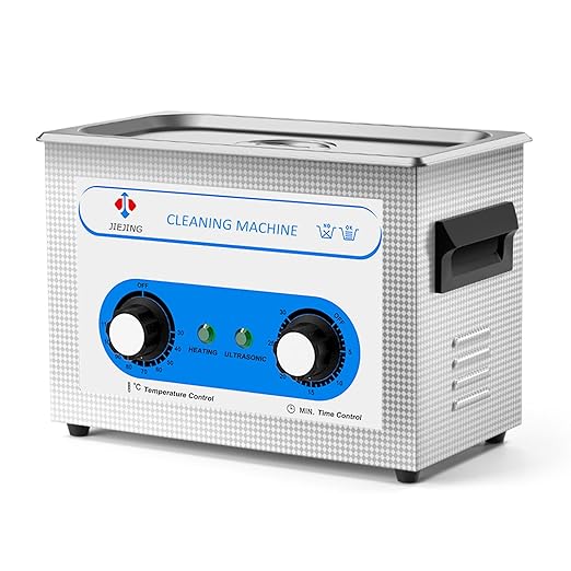 4.5L Ultrasonic Cleaner Knob Control Heated Ultrasonic Jewelry Cleaner Machine for Carburetor Glasses Gun Parts
