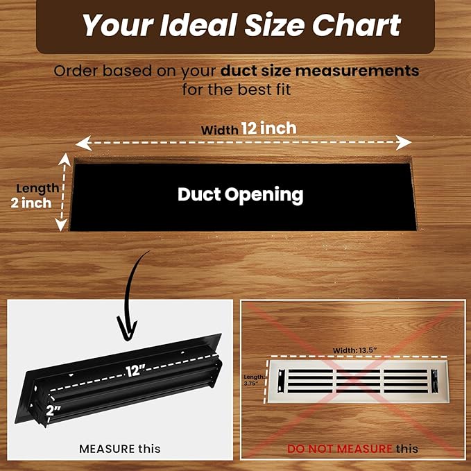 EMPIRE REGISTER CO Linear Design, Heavy Duty Floor Vent Covers, Metal Damper Attached. Vent Covers for Floor only. (Floor, Brushed Nickel, 2 x 12 inch (Pack of 1))