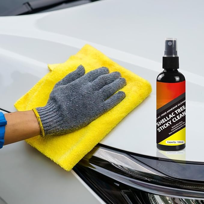 Cars Tree Sap Cleaner – 100ml Bird Dropping Remover Spray | Auto Exterior Detailing Solution, Resin AND Sticker resSidue Dissolver for Paint Glass Bumpers Vehicle Care