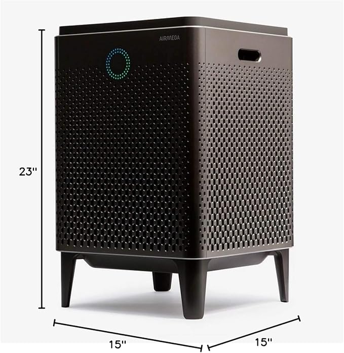 Coway Airmega 400S(G) App-Enabled Smart Technology Compatible with Amazon Alexa True HEPA Air Purifier, Covers 1,560 sq. ft, Graphite