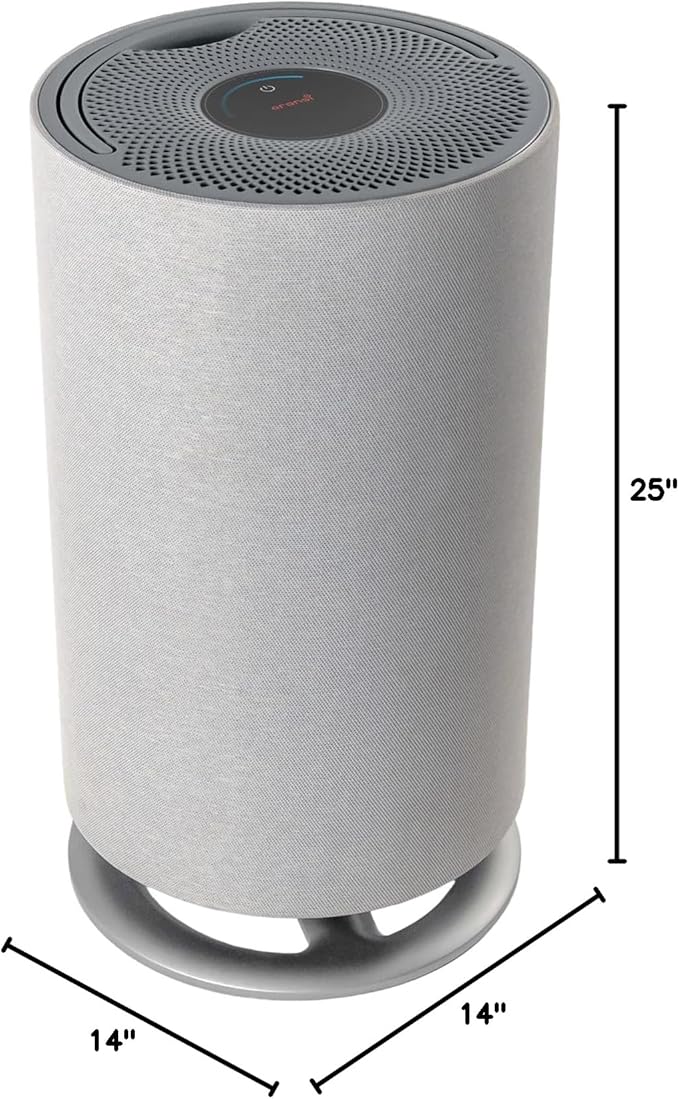 ORANSI mod+ Air Purifier - Extra-Large Rooms, 3-Stage Air Filter with Carbon, Wildfire Smoke, Allergies, Pets, Birds