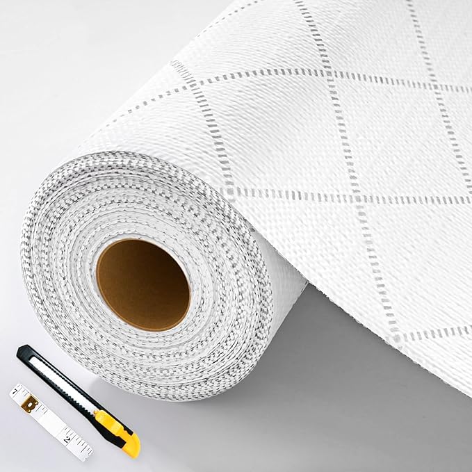 Shelf Liners for Kitchen Cabinets Non-Adhesive, Non-Slip Thickened Shelf Paper Waterproof Washable for Drawer Dresser Pantry Shelve Bathroom Protector Liner