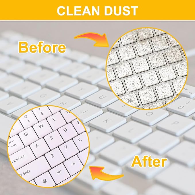 Computer Keyboard Cleaning Brush 8Pcs Small Portable Laptop Electronics Camera Anti Static Brushes Kit
