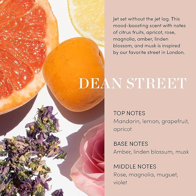 OUAI Hand Wash, Dean Street - Liquid Hand Soap with Jojoba, Avocado, & Rose Hip Oil for Replenished Skin - Gentle Exfoliating Kitchen & Bathroom Soap (16 Fl Oz)