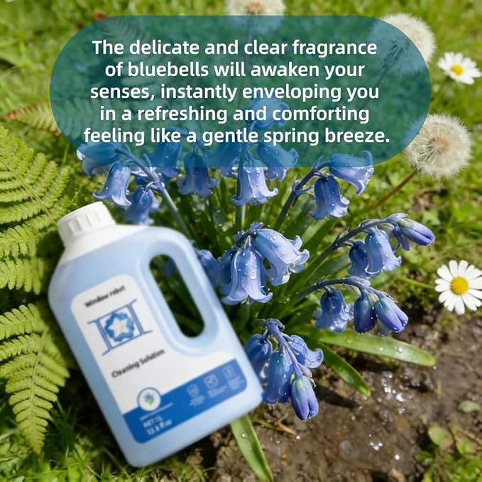 1L Window Cleaner, Cleaning Solution Compatible with ECOVACS Winbot W2 PRO Omni/W2 Omni/W2 PRO/W1 PRO/WINBOT MINI,Glass Cleaner Liquid,Window Cleaning Robot.(1 Bottles)
