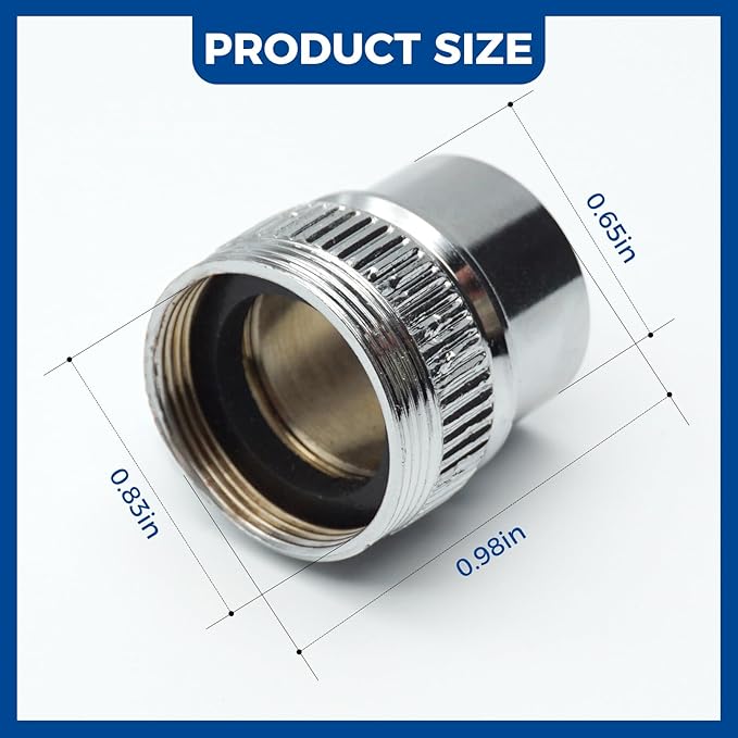 WD1X1447 Faucet Adapter for GE & Whirlpool Portable Dishwasher Replaces 270262 AP2038412 PS259736 EAP259736 WH41X0361 WH41X0393 WH41X361 WH41X393