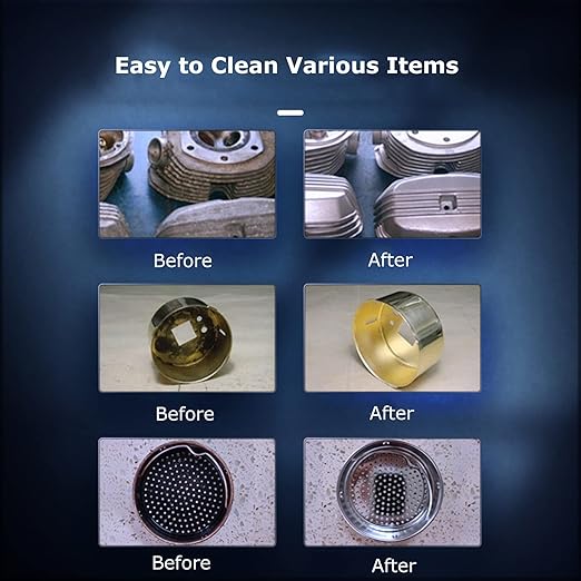 15L Ultrasonic Parts Cleaner Knob Control 40kHz Heated Jewelry Cleaner Ultrasonic Machine (Basket Included)