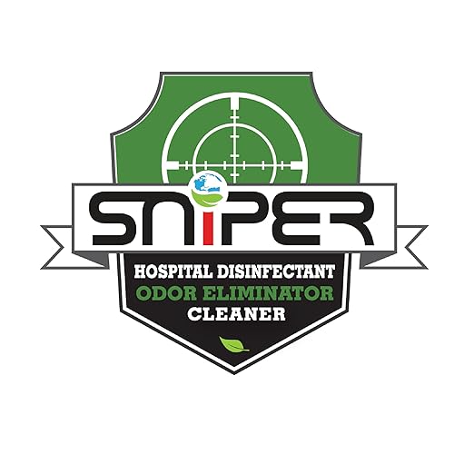 SNiPER Hospital Disinfectant, Odor Eliminator & All-Purpose Cleaner, Set of 4 Ounce Spray, 32 Ounce Spray, and 1 Gallon Bottle