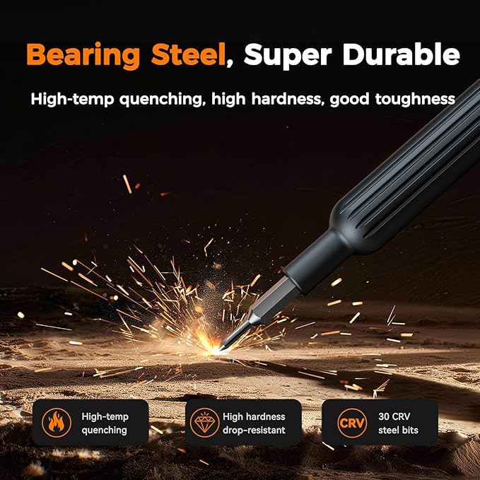 31 in 1 Mini Precision Screwdriver Set, Magnetic Small Tool Kit for Phone,Laptop,PS5, Switch,Glasses,Watch,screwdriver set (gray)