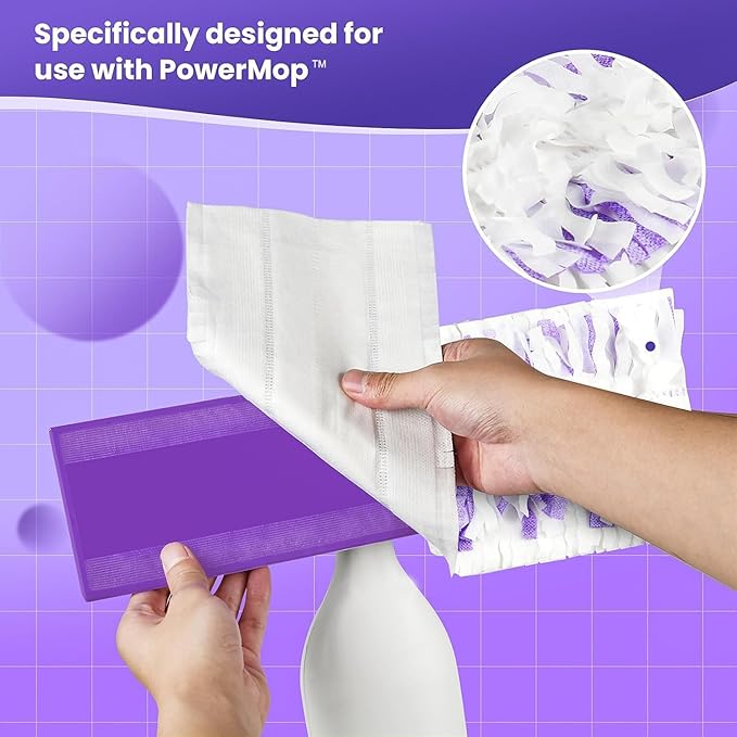 15 Pack Power Mop™ Pad Refills for Swiffer® PowerMop™ Multi-Surface Mop, Powermop™ Multi-Surface Mop Pad Replacement Kit