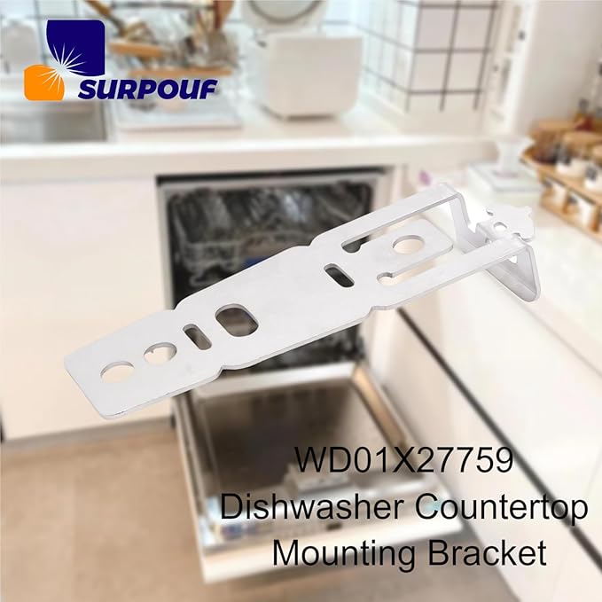 2Pack WD01X27759 Dishwasher Mounting Bracket Fits For GE Series Dishwasher Replacement Parts