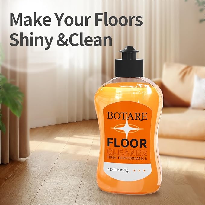 Household Hardwood Floor Cleaner, Acid Free Formula, Floor Solution for Mopping Wood Tile Laminate, Marble, Natural Stones, Porcelain Shower Bathroom, Liquid, 17.6 Fl Oz Each(3 Bottle)