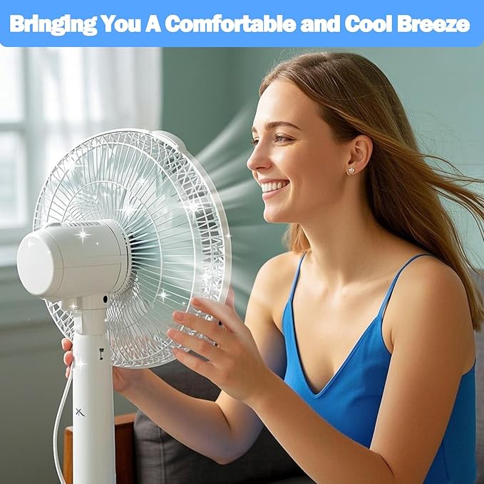 XANGNIER Fan Cleaning Brush Tools Set,6 Pcs Fan Cleaner for Stand up Fan/Desk/Window Exhaust/Box/Oscillating/Standing/Floor/Clip on/Wall/Table/Wall Mount/Pedesta Fan,Bendable Cobweb Duster Remover