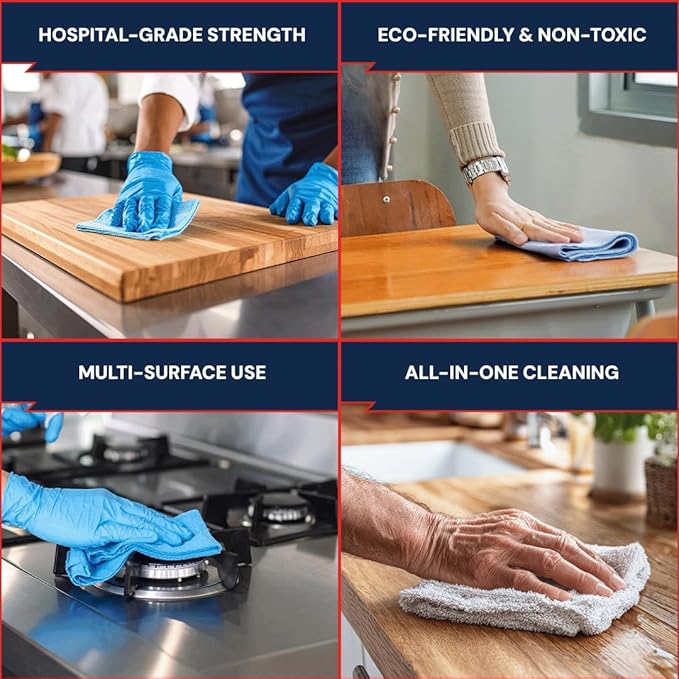 LEXX® RTU Broad Spectrum Disinfectant & Cleaner - Cleans, Disinfects and Deodorizes. Kills 99.99% of bacteria. Formulated with natural ingredients. Suitable for home or commercial use.
