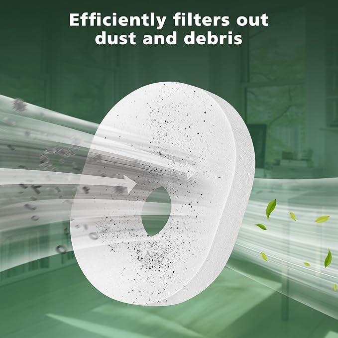 8 Pack Filter Replacement for Shark Rocket Vacuum HV300 HV301 HV300W HV302 HV305 HV310 UV450 Foam & Felt Filter Kit