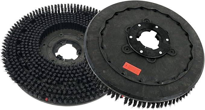 Universal 1 Piece 21 Inch Diameter Heavy Duty Rotary Scrub Brush Fit for Commercial Floor Machine-Medium Brush (508mm)
