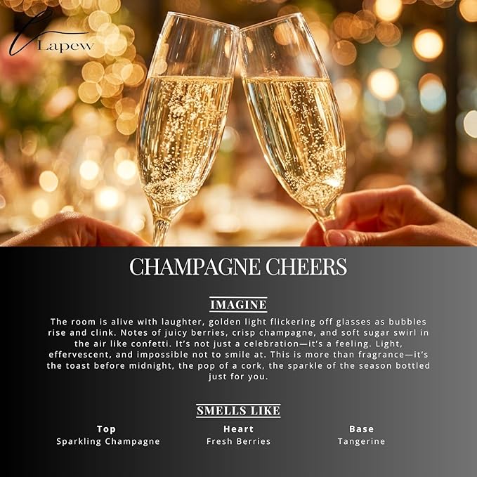 Luxury Floor Cleaner, Scented Mop Soap Concentrate | Hard Floor Cleaner for Tile, Vinyl, Laminate, LVP & Sealed Hardwood | Low-Foam, Streak-Free | 36 oz | Champagne Cheers