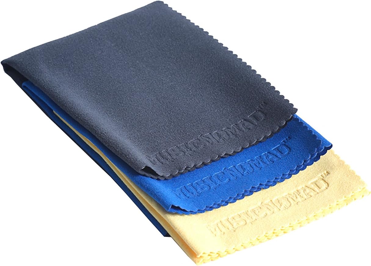 MusicNomad Microfiber Polishing Cloth-3 Pack (MN203)