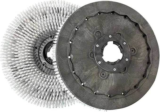 Universal 1 Piece 21 Inch Diameter Rotary Scrub Brush Fit for 21'' Commercial Floor Machine-Medium Brush (508mm)