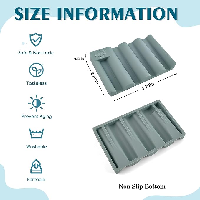 Silicone Soap Dish,Self Draining Soap Holder Perfect for Shower,Bathroom Sink,Kitchen Sink & Travel,Non-Slip Bar Soap Holder Extend Soap Life,Keep Soap Bars Dry & Easy Cleaning Green-3Pcs