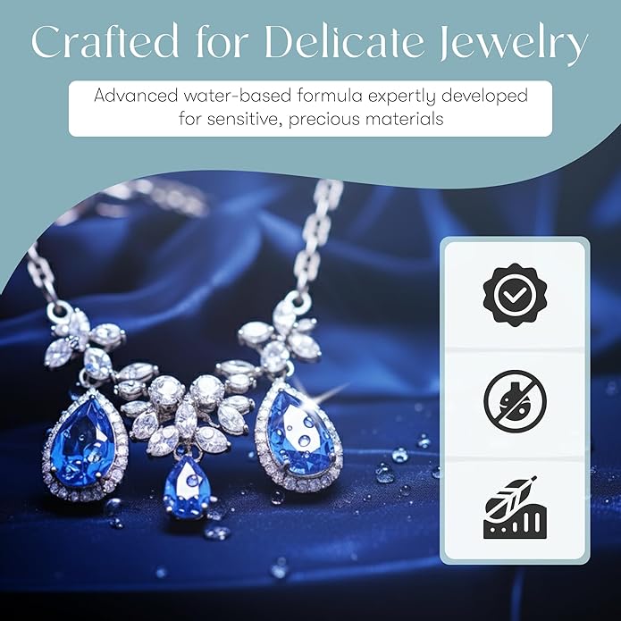Rock Doctor Jewelry Cleaner Spray – Gentle Solution for Diamonds, Gold, Silver, Pearls, & Precious Stones – Restores Sparkle & Shine – 8 oz