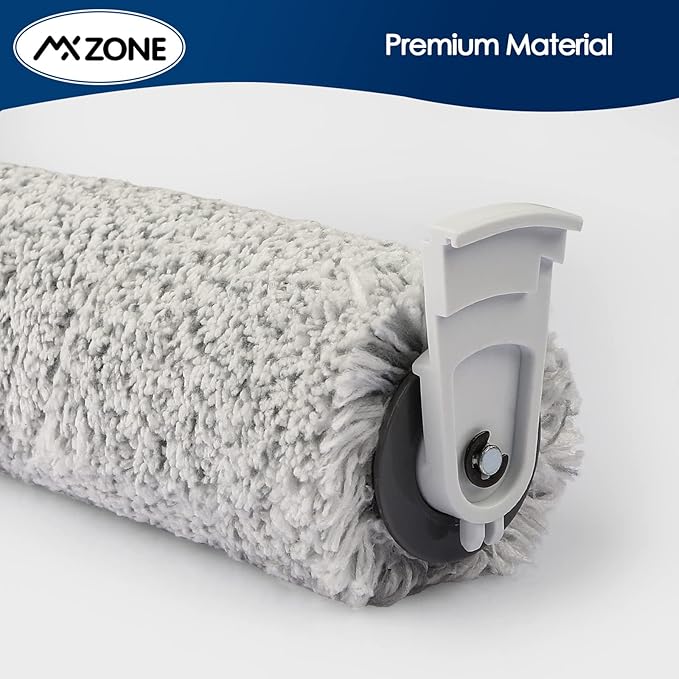 Replacement Wood Floor Brush Roller for Bissell CrossWave Cordless Max 2554 2590 2593 2596, for HydroSteam 35151 3513, Soft-touch Microfibers Washes Sealed Hardwood Floors While Picking Up Dry Debris