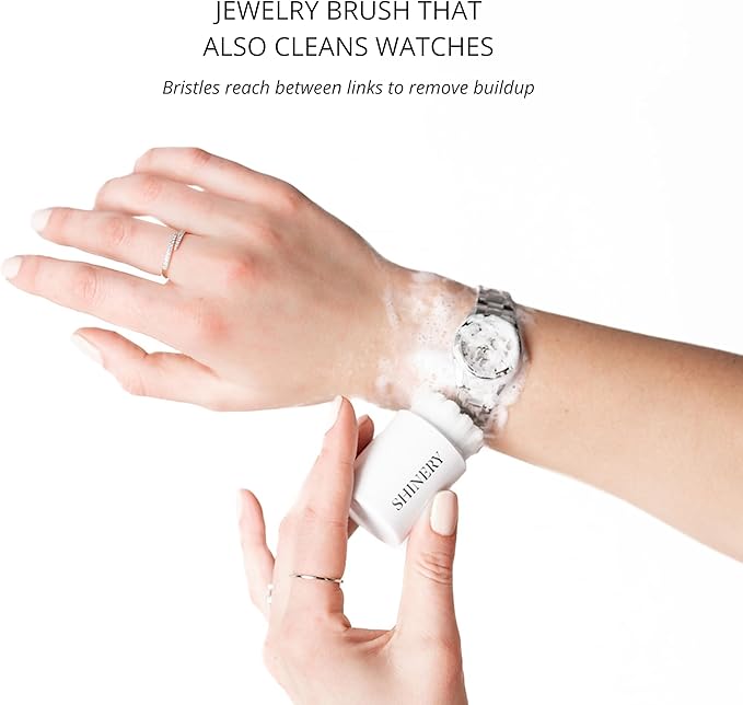 Shinery Radiance Brush - Jewelry Cleaning Brush & Watch Cleaning Brush, Professional Precision Tool for Fine Jewelry & Luxury Watches