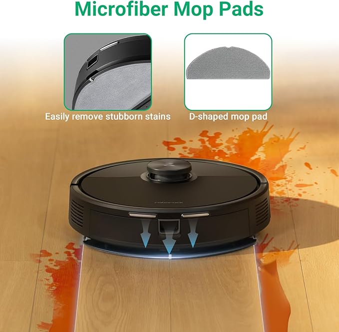 Replacement Kit Kit for Roborock Q7 M5+/ Q7 M5/ Q7 L5 / Q7 L5+ Robot Vacuum Cleaner, 2 Main Brushes,4 Filters,6 Mop Pads & Dust Bags & Side Brushes,1 Cleaning Brush & Screwdriver