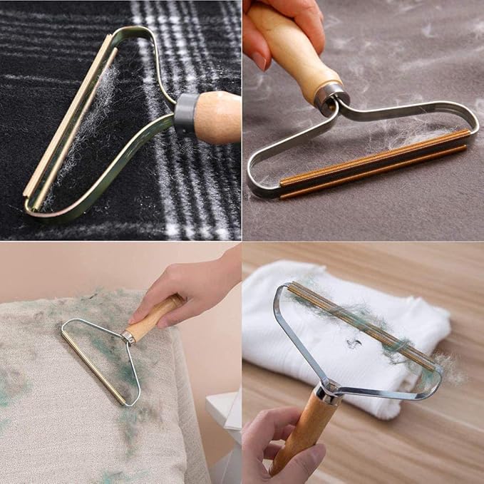 2PC Lint Roller, Portable Lint Remover Clothes Fuzz Shaver Restores Your Clothes and Fabrics Lint Remover Hair Removal