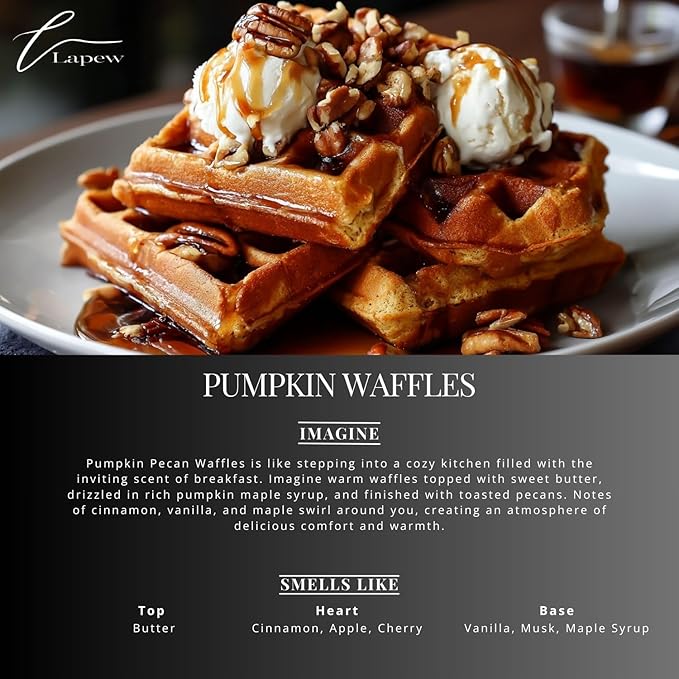 Luxury Floor Cleaner, Scented Mop Soap Concentrate | Hard Floor Cleaner for Tile, Vinyl, Laminate, LVP & Sealed Hardwood | Low-Foam, Streak-Free | 36 oz | Pumpkin Waffles