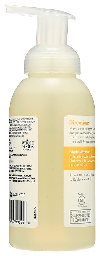 365 by Whole Foods Market, Hand Soap Foaming Satsuma Eucalyptus, 12 Fl Oz (Pack of 2)