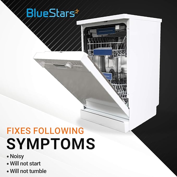 BlueStars 8212560 Dishwasher Side Mounting Bracket Replacement Kit - Compatible with Whirlpool & Kenmore Dishwashers - Replaces 1201084 AP3953705 PS1487167 - PACK OF 2