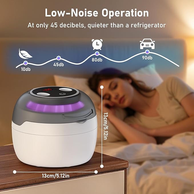Ultrasonic Jewelry Cleaner | 45KHz Ultrasonic Cleaner Machine with 4 Modes & Digital Timer Display | Low-Noise 360° Cleaning for Makeup Brushes, Glasses, Necklaces, Rings | Stainless Steel Tank