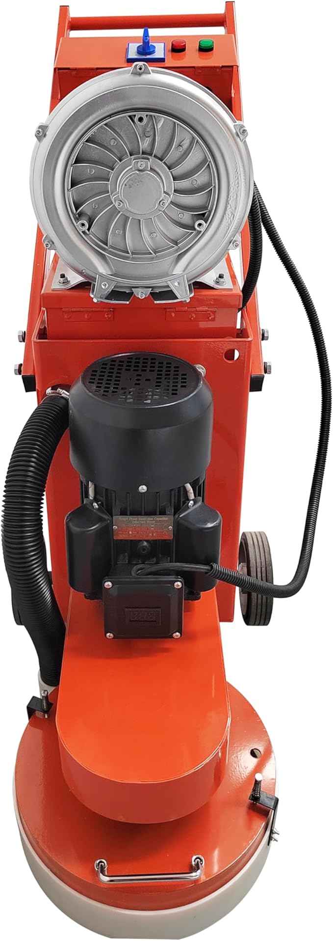 TECHTONGDA Electric Floor Grinder for Concrete Epoxy Ground with Vacuum Dust Collector Sander Polisher for Removing Floor Coating 220V