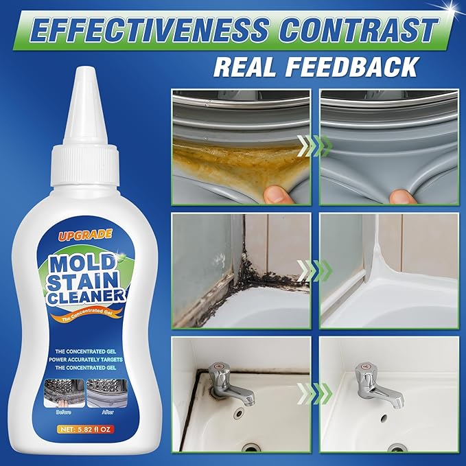 Home Remover Gel, 5.82 Fl Oz Household Washing Machine Cleaner for Washing Machine, Refrigerator Strips, for Tiles Grout Sealant Bathroom Cleaning Home Kitchen Sinks Cleaning Grout Cleaner