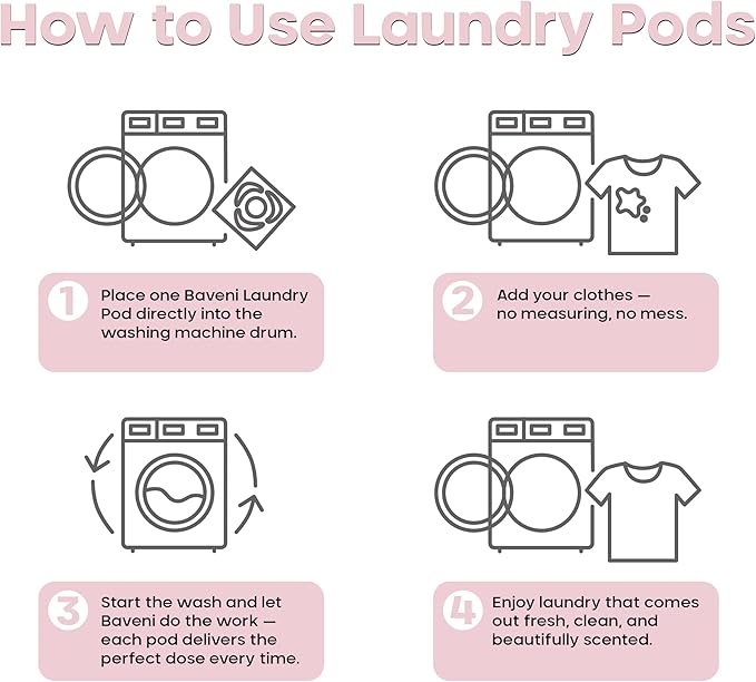 Luxury Laundry Detergent Packs – 60 Loads | Plant-Based, Plastic-Free, SLS-Free, Vegan, HE Compatible | Premium Eco Friendly Detergent, Light Natural Rose Scent | American Made