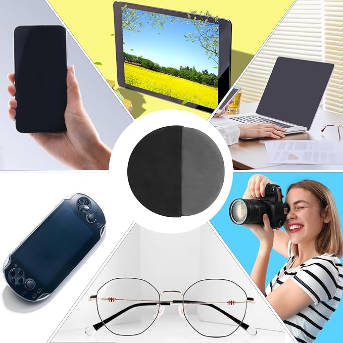 Car Touch Screen Cleaner Car Screen Cleaner Cloth, Microfiber Cloth Auto Touchscreen Cleaning Wipes, Car Cleaning Wipe Cleaning Cloth Screen Cleaner Cloth Vehicle Dashboard Car Display Interior Round