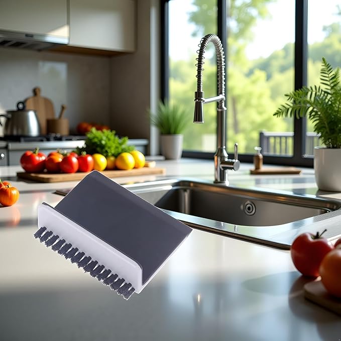Sink Squeegee Cleaner Countertop Brush Wiper Vegetable Cleaning Brush Wiper Home Kitchen Tool Accessories Kitchen Utensils