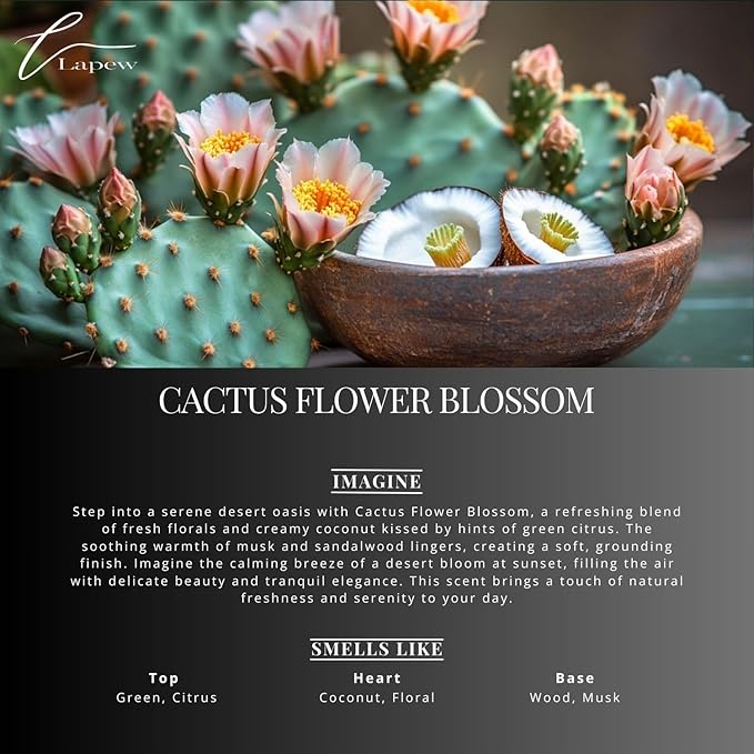 Luxury Floor Cleaner, Scented Mop Soap Concentrate | Hard Floor Cleaner for Tile, Vinyl, Laminate, LVP & Sealed Hardwood | Low-Foam, Streak-Free | 36 oz | Cactus Flower Blossom