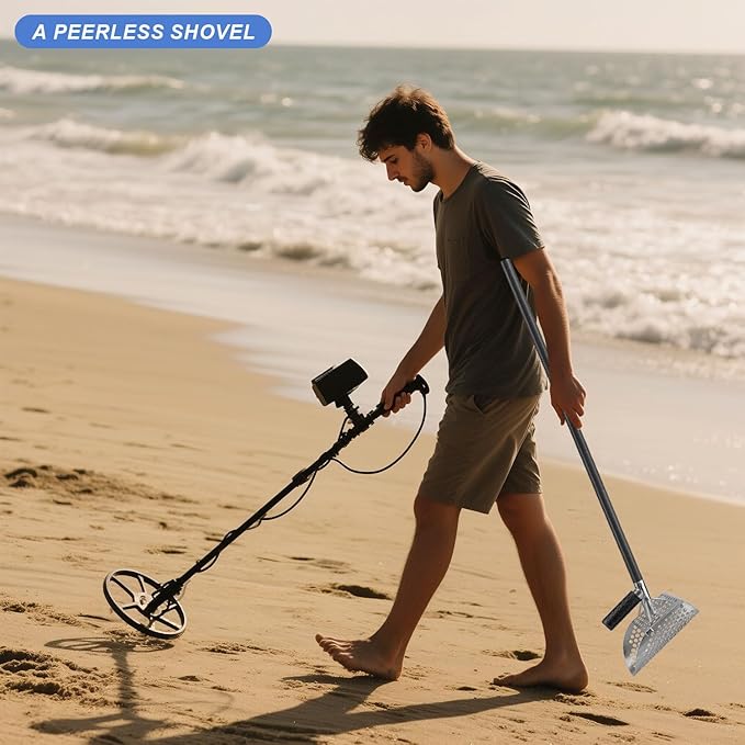 Metal Detector Accessories Digging Tools，Beach Sand Scoop with Long Carbon Fiber Handle，Metal Detecting Digging Tools，Metal Detecting Shovel，Sand Shovel Metal Detecting (03style)