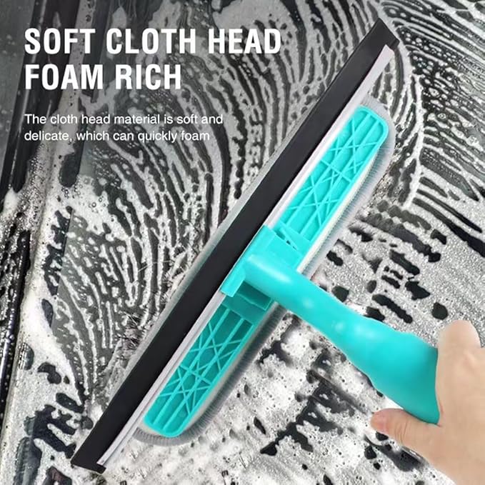 4 in 1 Window Cleaning Kit Professional Squeegee with Spray Bottle for Shower Mirror Glass Car Windshield Countertop Easy Gadget Cleaner Tool