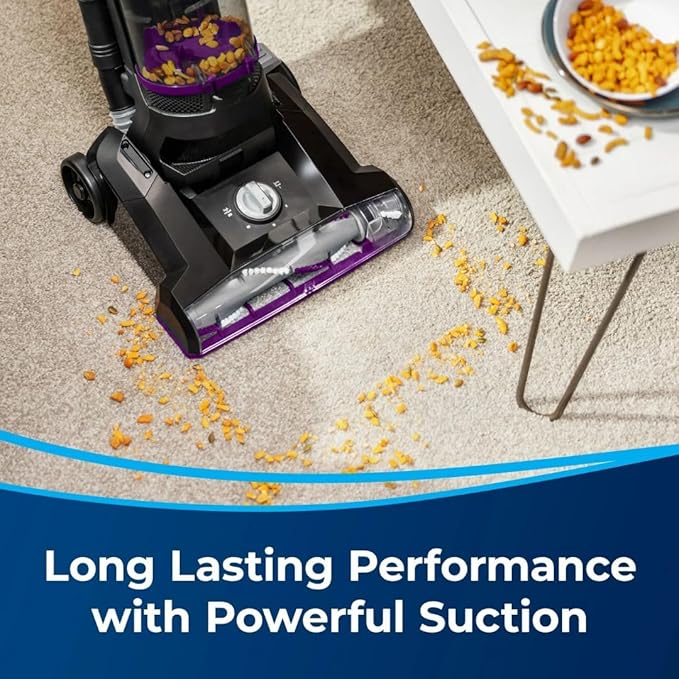 BIISSELL Lightweight Upright Vacuum with Helix System, 13‑Inch Path, Extension Wand & On‑Board Tools for Deep Carpet & Hard Floors