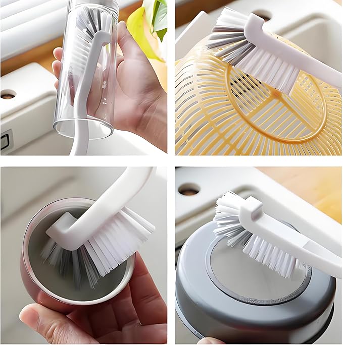 Crevice Cleaning Brush 12Pcs, Hard Bristle Deep Cleaning Brushes Supplies for Household use, Kitchen, Bathroom, Corner, Grout, Sink, Cup, Teapot, Bottle, Blender